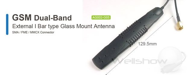 AG002 GSM Dual-Band Antenna Glass Mount