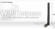 AR003 External 2.4G WiFi Antenna Swivel Type