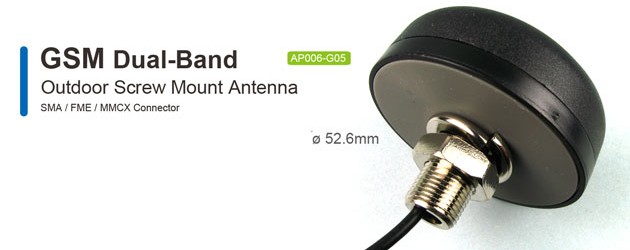 AP006 GSM Dual-Band Outdoor Antenna Screw Mount