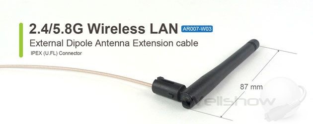 AR007 External 2.4/5.8G WiFi Antenna Extension cable