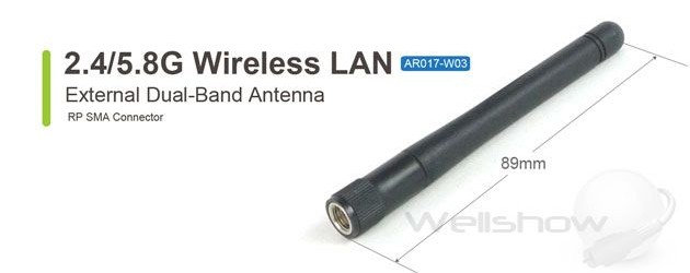 AR017 External 2.4/5.8G WiFi Antenna