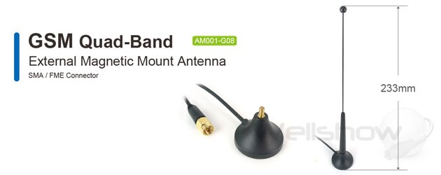 AM001 GSM Quad-Band Antenna Magnetic Mount