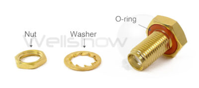 SMA jack(female) bulkhead w/O-ring